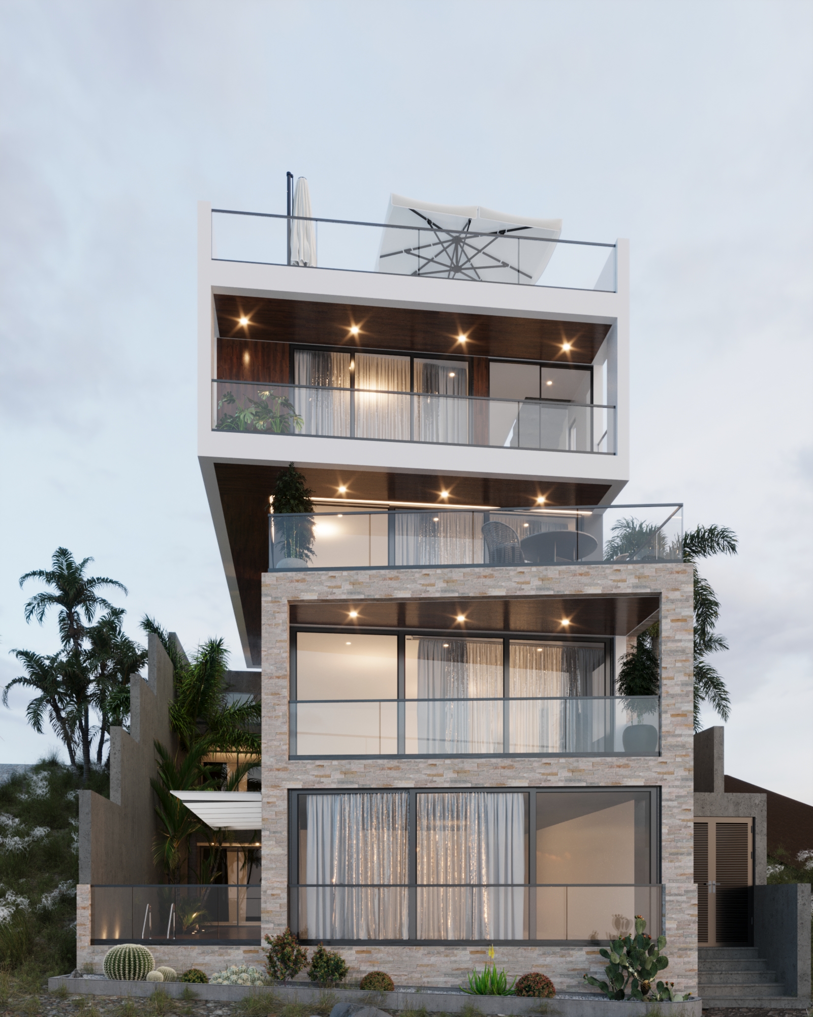Oasis building — official project rendering