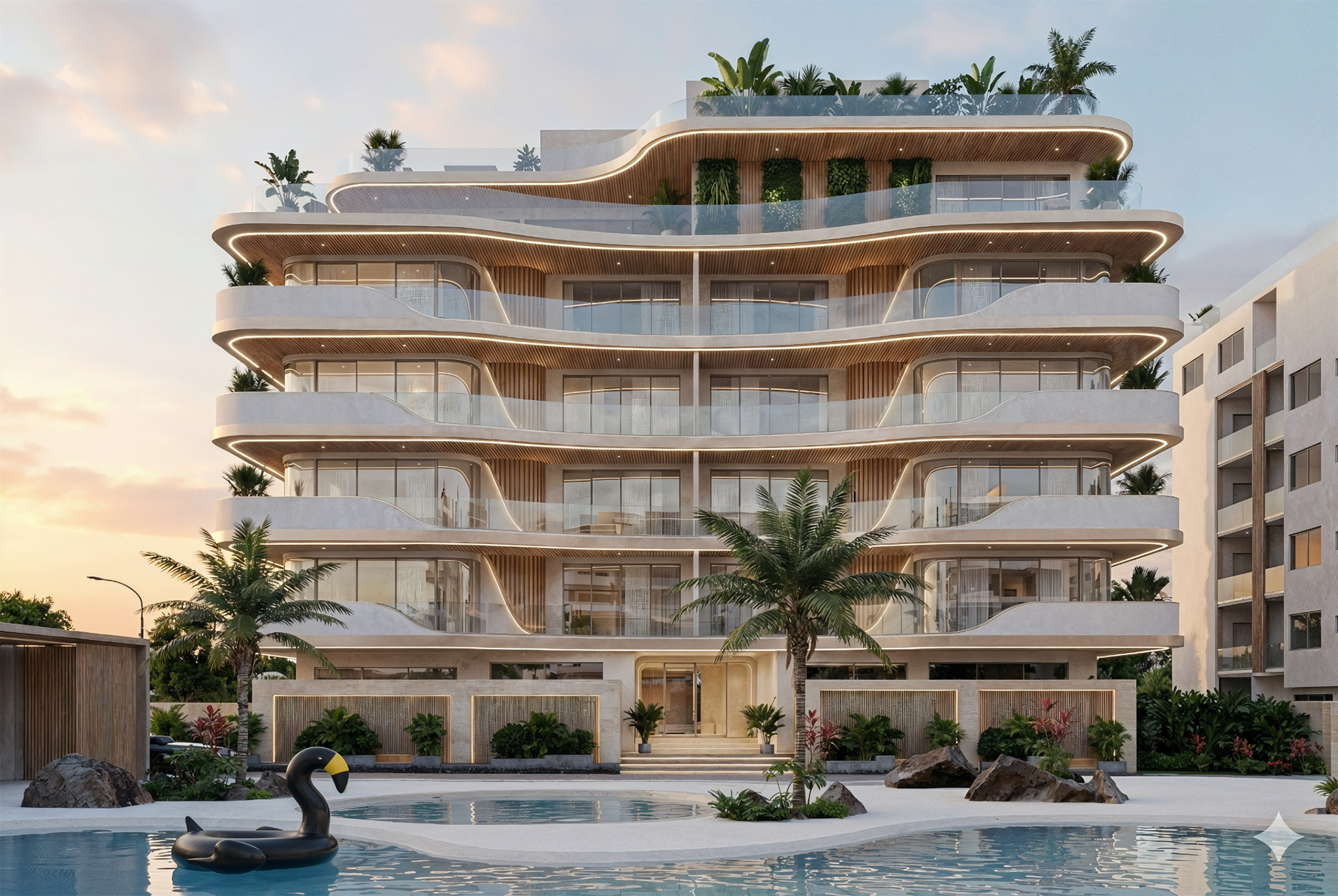 Sunrise Village — architectural impression 4